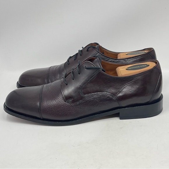 Bostonian Marco Shoes Mens 10 M Burgundy Leather Cap Toe Dress Oxford 27848 main image 12